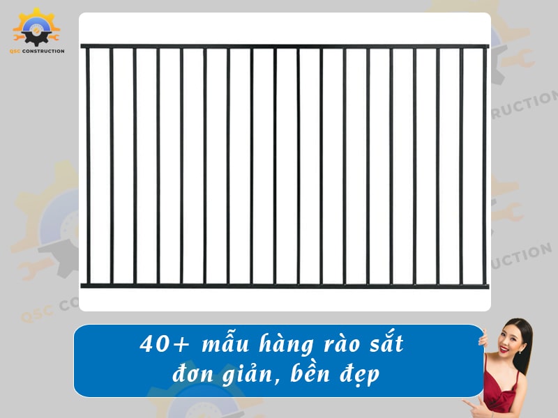 Báo giá 40+ mẫu hàng rào sắt đơn giản tại QSC Construction