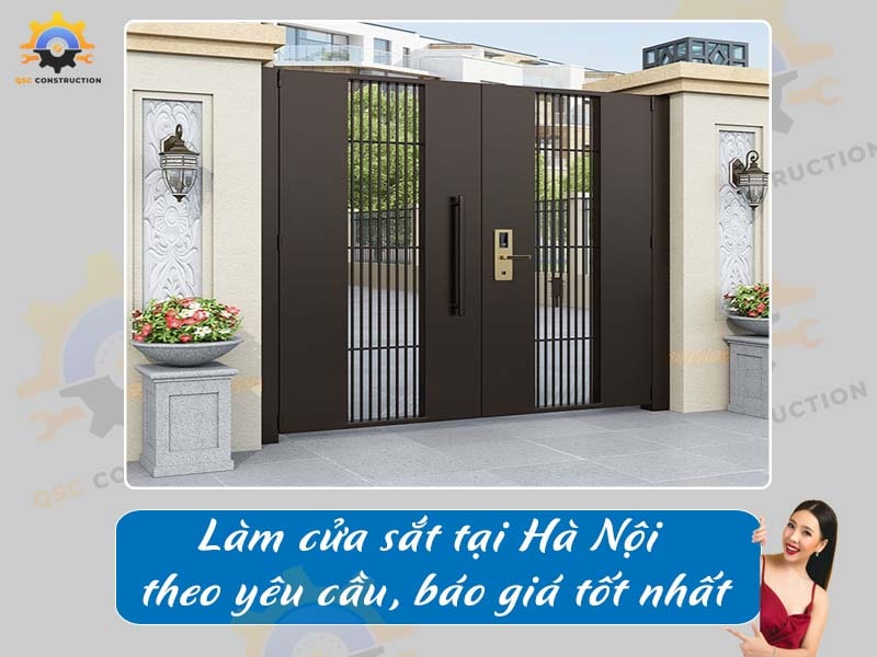 Làm cửa sắt tại Hà Nội theo yêu cầu, báo giá tốt nhất