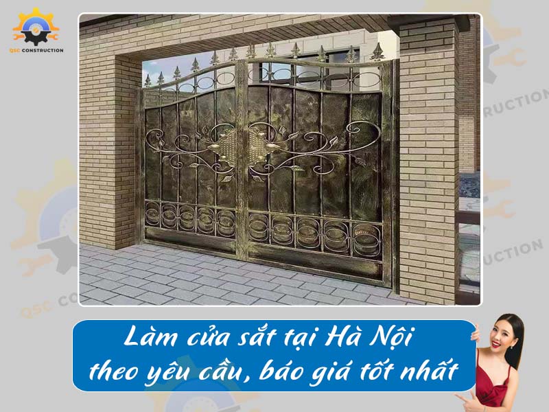 Làm cửa sắt tại Hà Nội theo yêu cầu, báo giá tốt nhất